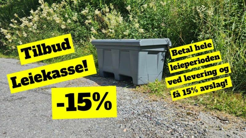 Strøkasser klare for levering i Bergen